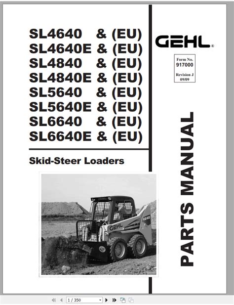 gehl 4640 skid steer specs|gehl 4640 manual.